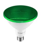 Bec LED PAR38 E27 17W IP65 verde V-tac SKU-92067