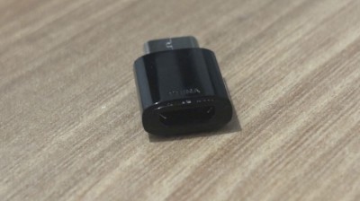 Adaptor micro USB la USB-C, negru &amp;ndash; compact și practic foto