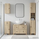 Cumpara ieftin Set de dulapuri pentru baie, 4 piese ALKMAAR Stejar Sonoma