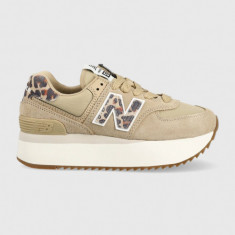 New Balance sneakers WL574ZDC culoarea bej WL574ZDC-ZDC