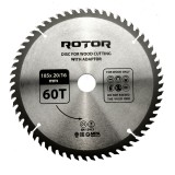 Disc taiat lemn ROTOR 185*20/16 cu adaptor 60T Innovative ReliableTools