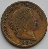 Peru, 10 Centavos 1952