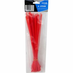 Set coliere rosii din plastic 5x300mm x 50 buc