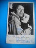 HOPCT 1563 IDA KROTTENDORFF/KURT HEINTEL-GERMANIA -ACTORI/-AUTOGRAF-CIRCULATA