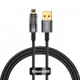 Cablu Baseus Explorer Series USB - Cablu Lightning 2,4A 1 M Negru (CATS000401)