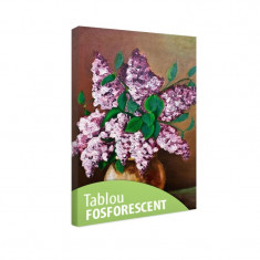 Tablou fosforescent Flori de liliac foto