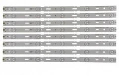 Set barete led , Televizor Samsung 40 inch , 8 barete cu 5 led-uri
