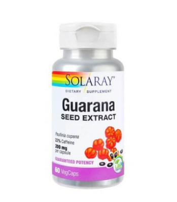 Guarana, 60cps, Solaray foto