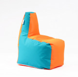 Fotoliu puf tip scaun pentru copii 2-8 ani sunlounger junior panama risen shine umplut cu perle polistiren, PufRelax