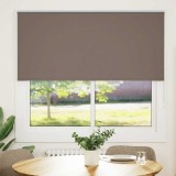 VidaXL Jaluzea cu role opace cafea 145x150 cm lățime materială 141,6 cm