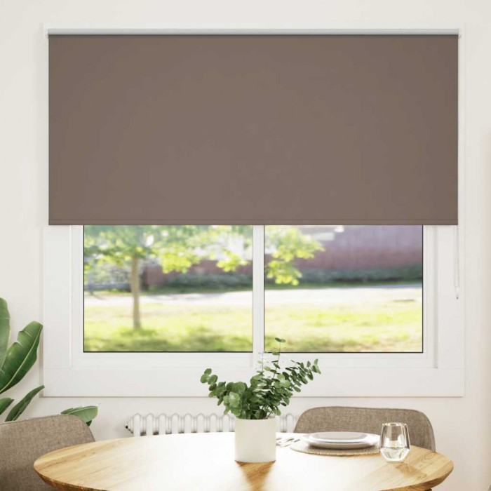 Jaluzea cu role opace cafea 145x150 cm lățime materială 141,6 cm