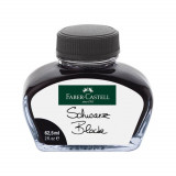 Calimara cu Cerneala Faber-Castell, Neagra, 62,5 ml, Cerneala Stilou, Cerneala pentru Stilou, Cerneala Calimara Stilou, Cerneala de Stilou, Cerneala p