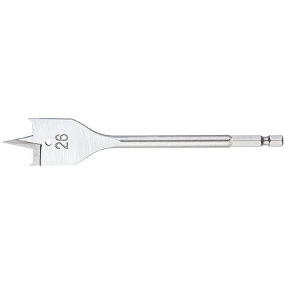 Burghiu plat pentru lemn 26,0x152mm GRAPHITE 57H232 HardWork ToolsRange foto