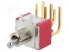 Intrerupator basculant, 2 pozitii, mod comutare ON-ON, DPDT, C&amp;K - 7201MD9ABE
