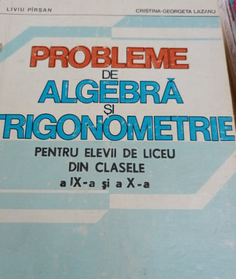 PROBLEME DE ALGEBRA SI TRIGONOMETRIE foto
