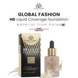 Fond de ten, Global Fashion HD Liquid Coverage Foundation, 30ml, GX07, Espresso