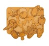 Puzzle Lemn Legume Educativ, Joc Montessori, 30x21cm, Dezvoltare Motricitate, 2 Ani+