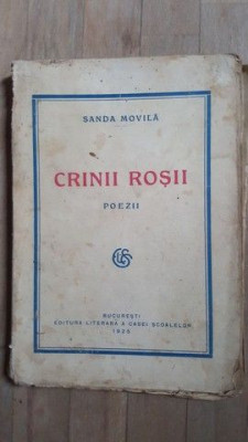Crinii rosii- Sanda Movila 1925 foto