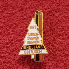 Insigna Ski - Concurs SKI 1969 SILBER TANNEN RENNEN HINDELANG OBERJOCH