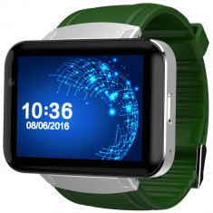 Smartwatch Telefon cu Android iUni DM98, Wi-Fi, 3G, Camera 2 MP, BT, 2.2 Inch, Green foto