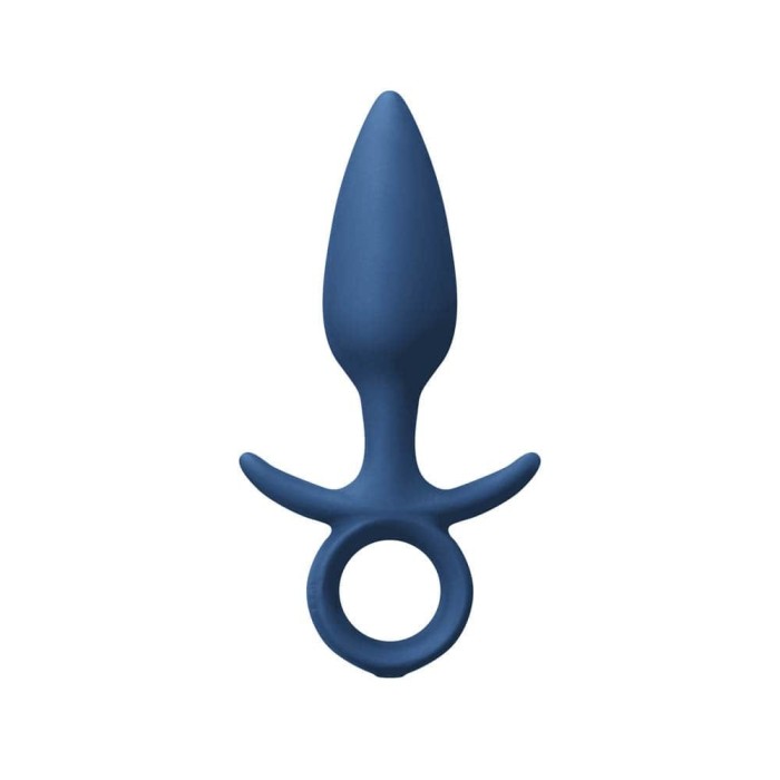 Dop Anal Cu Vibratii Renegade King, Medium, Albastru, 15 cm