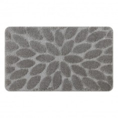 Covor baie SUPREME STONES, pietre, anti-alunecare, moale - gri, 60x100 cm