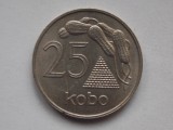 Moneda Nigeria 25 Kobo 1973, Numismatica Colectie - Stare Buna (Vezi Foto)