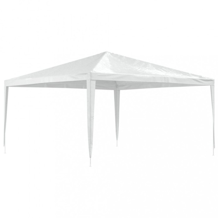 Cort de petrecere, alb, 4 x 4 m