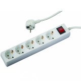 Prelungitor electric cu 5 prize, cablu 1,5 m si &icirc;ntrerupator Makalon
