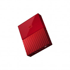 Hard disk extern WD My Passport 7mm 2TB 2.5 inch USB 3.1 Red foto