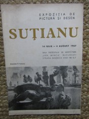 Petre Suțianu, catalog, Expoziția de pictură și desen 14 iul. 14 aug. 1967