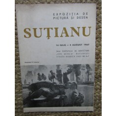 Petre Suțianu, catalog, Expoziția de pictură și desen 14 iul. 14 aug. 1967