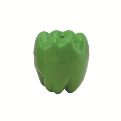 Cutie de depozitare si pastrare a alimentelor, Plastic, Cyrax, Model Ardei, 9.8x9.8x10.7 cm, Verde foto