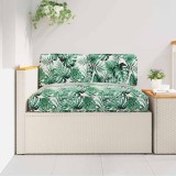 Set de perne pentru palet cu pernă 3 pcs Model cu frunze