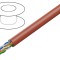 Cablu LANBERG U/UTP 5e 4x2x25AWG PVC roșu 305m &Oslash;5mm