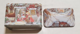 Cutie din tabla litografiata -imagine casuta din povesti pt depozitare dulciuri