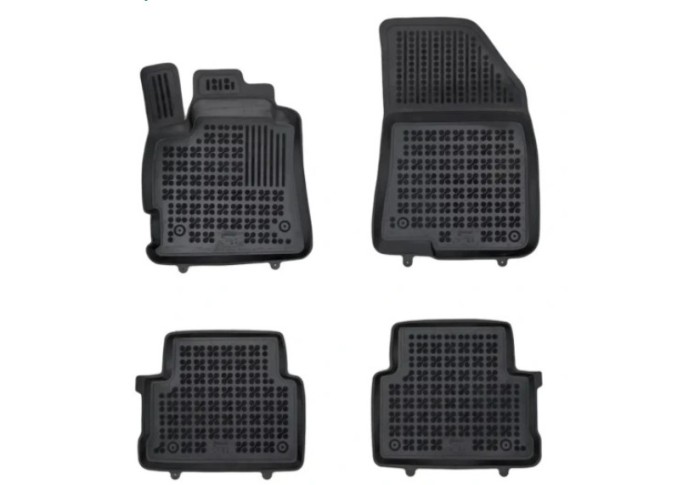 Covorase auto Dacia Jogger, 2022-, negru; elastomer, RapidAuto
