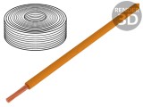 Cablu PVC Portocaliu 10m 60V 0,14mm2