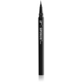 IT Cosmetics Superhero Liquid Eyeliner eyeliner &icirc;n fix pentru femei Black 0.55 ml