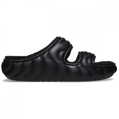 Crocs Classic Cozzzy Overpuff Sandal Negru - Black foto