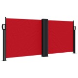Cumpara ieftin Copertina laterala retractabila, rosu, 100 x 600 cm