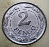 1.551 UNGARIA WWII 2 PENGO 1943, Europa, Aluminiu