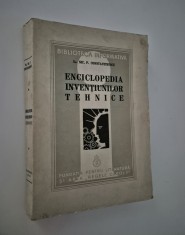 Carte veche Nic P Constantinescu Enciclopedia Inventiunilor Tehnice