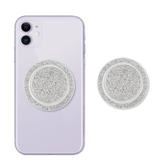 Suport inel telefon iRing MagSafe Techsuit MPR1, argintiu foto