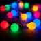 Instalație Lumini Decorative, 20 LED, Multicolor, 1.5m, Controlat cu Baterii (3xAA), Cablu Transparent