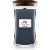 Woodwick Evening Onyx lum&acirc;nare parfumată cu fitil din lemn 609.5 g