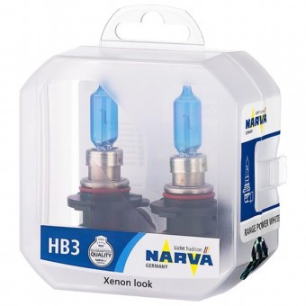 SET 2 BECURI FAR HB3 65W 12V RANGE POWER WHITE NARVA foto