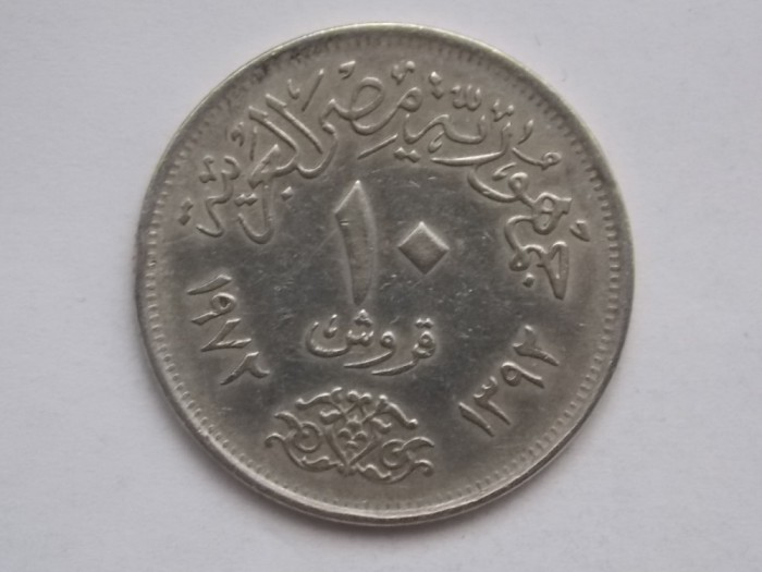 10 PIASTRES 1972 EGIPT