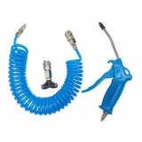 Set 3 piese, pistol de suflat aer profesional, furtun si piesa T de legatura, Oem