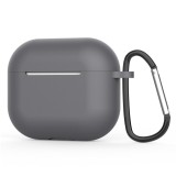 Husa AirPods 4 Techsuit Silicone Case, gri